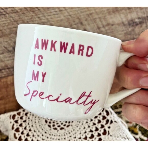 Fun Awkward Coffee Mug by Opal House - Picture 1 of 9